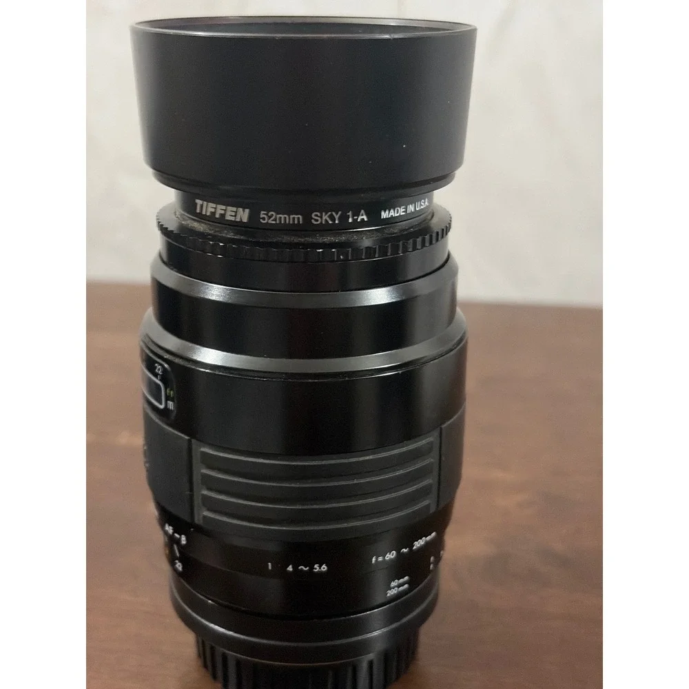 Minolta Maxxum 7000 AF 35mm SLR Camera with 50mm and Sigma 60-200mm Lense Manual